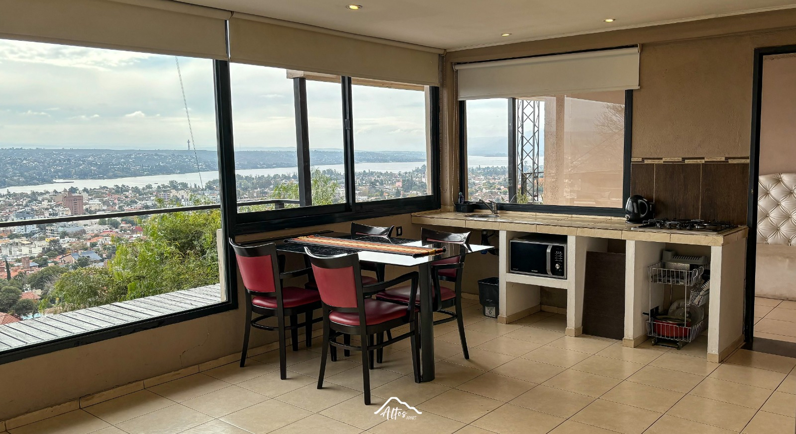 Depto con vista al lago B